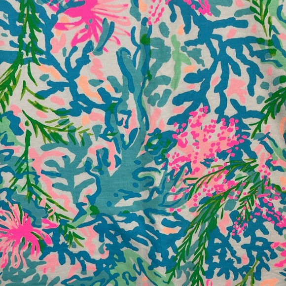 NWT Lilly Pulitzer Harper Shift Dress in Multi, Coral Bay Print, Size Large - Picture 12 of 14